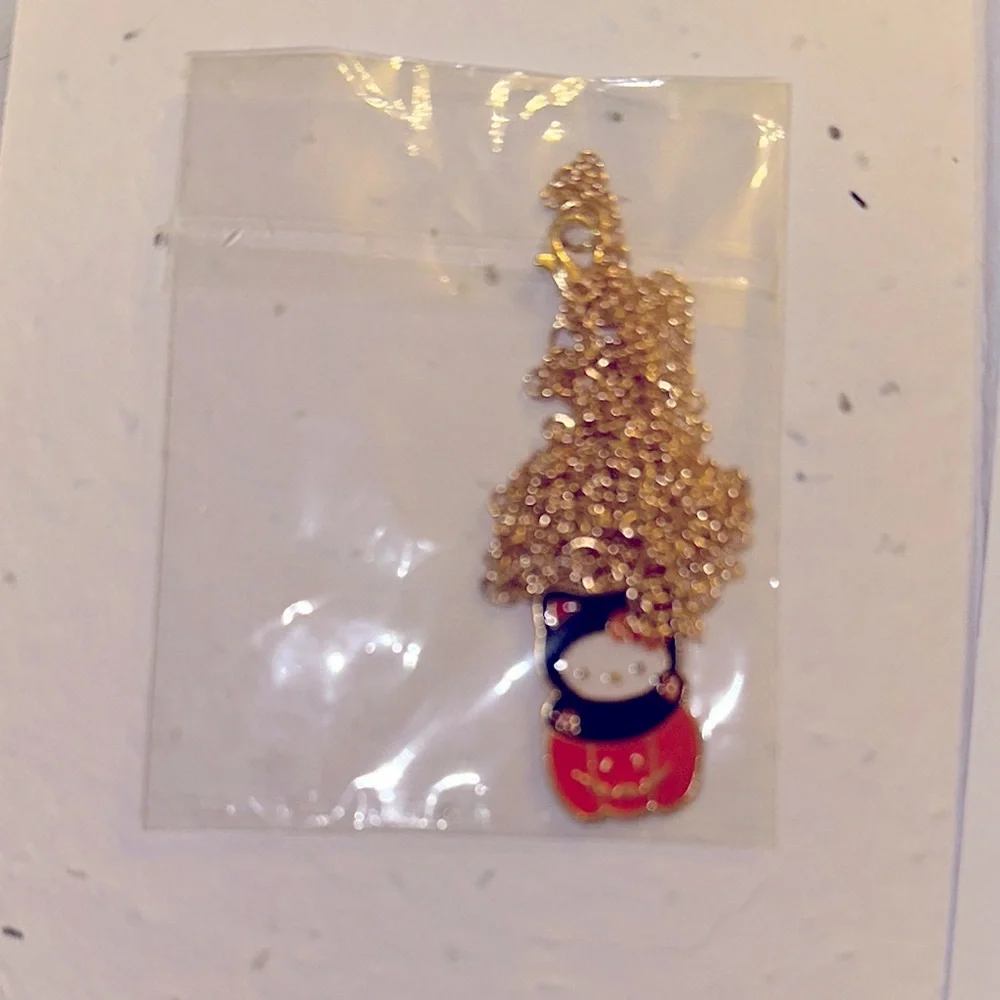 Hello Kitty Pumpkin Halloween Pendant Necklace